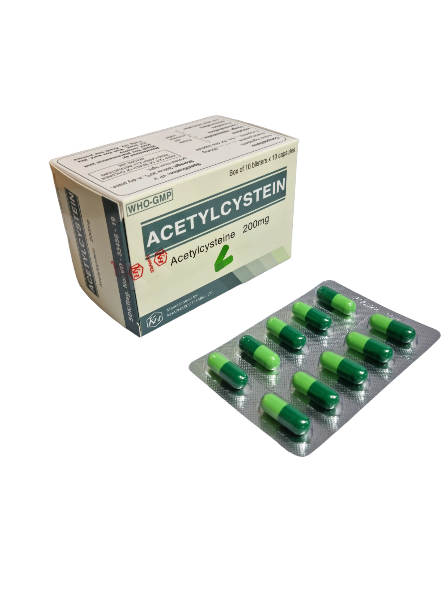 Acetylcystein 200mg_H100v_Khánh Hòa