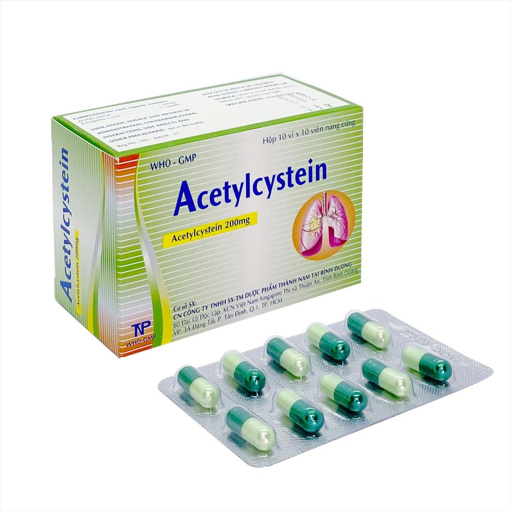 Acetylcystein - H100v- Thành Nam