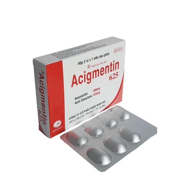 Acigmentin 625 (H/14V) Minh Hải