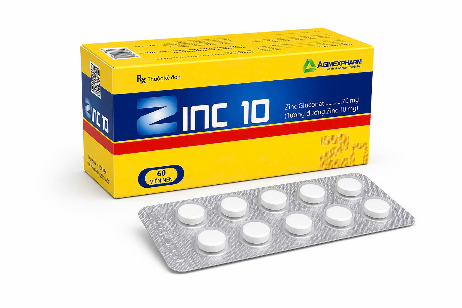 Agi_ZinC 10 Vàng_H/60v