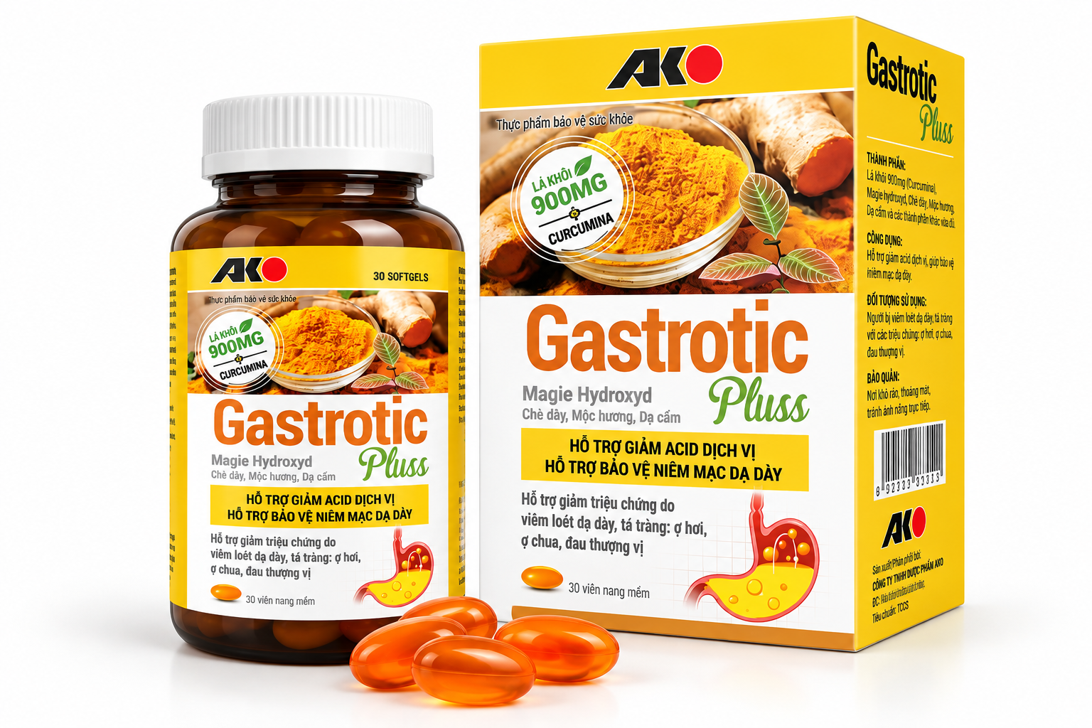 Akophar_Gastrotic Pluss (Dạ dày)_C/30v