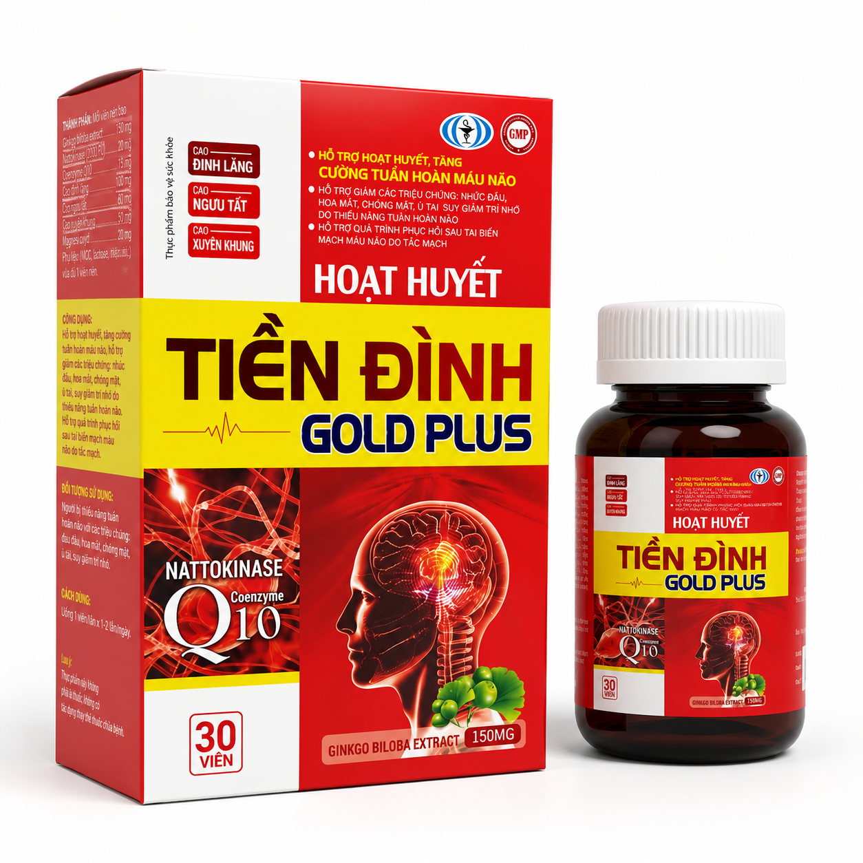 Việt Pháp_Hoạt huyết tiền định Gold Plus_C/30v_K78