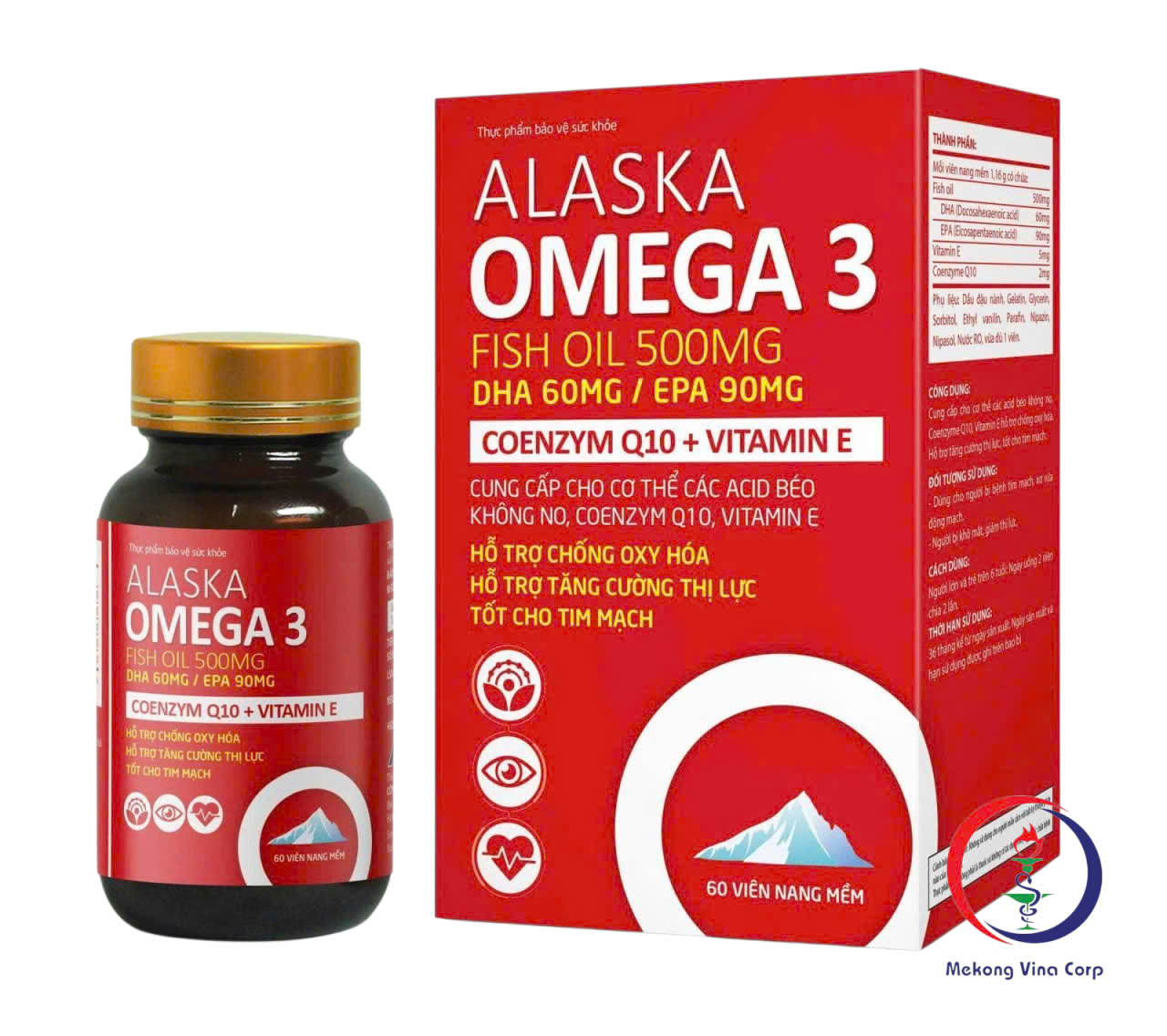 Alaska Omega 3 Đỏ_C/60v