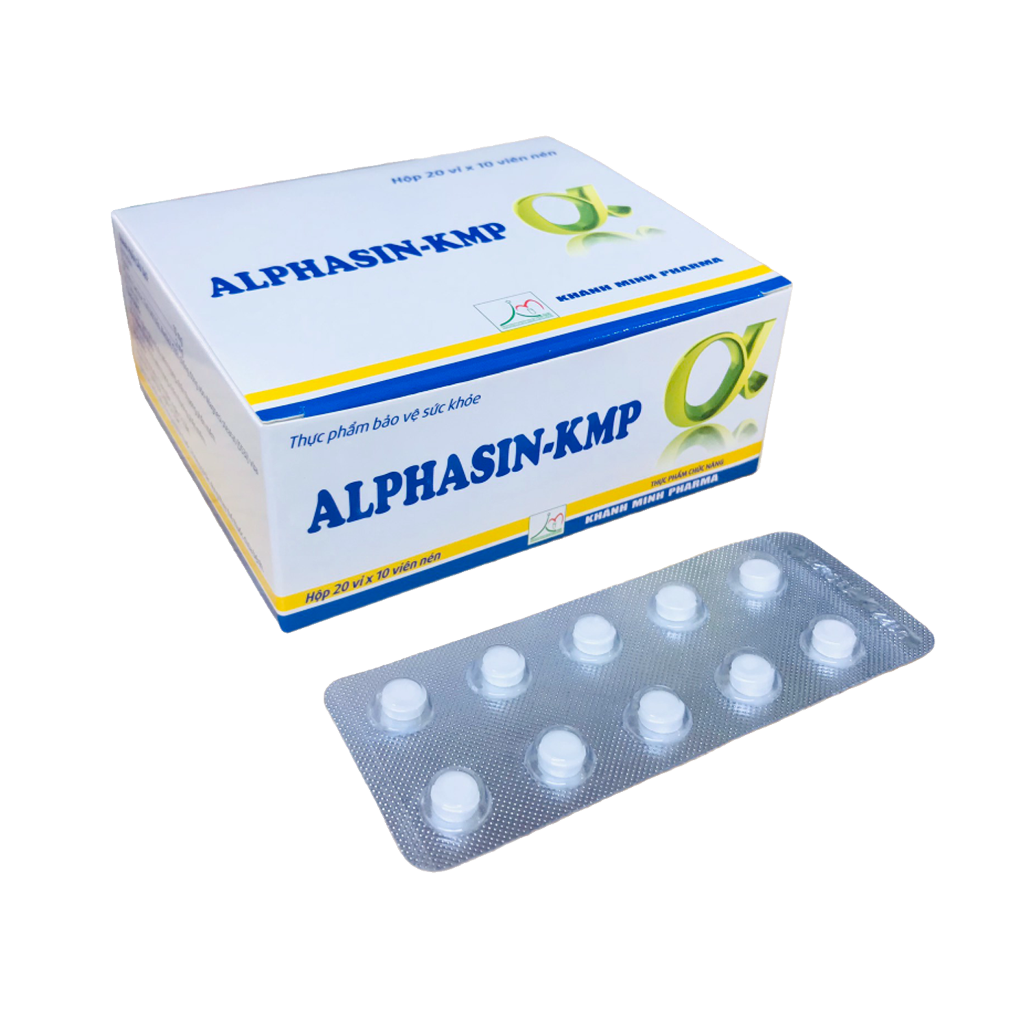 ALPHASIN (rẻ) Hộp 20 vỉ x 10 viên nén - Khánh Minh