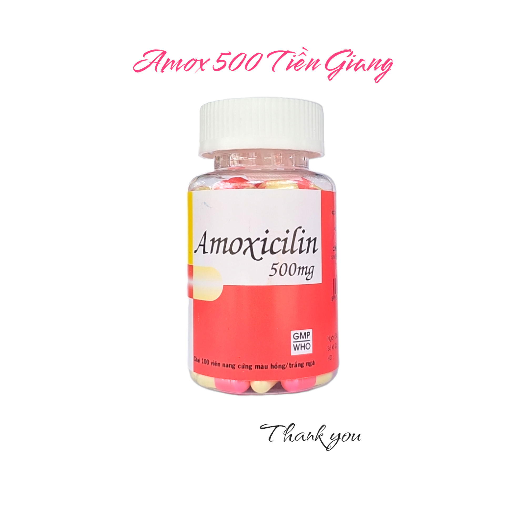 Amoxicilin 500mg C100V- Tiền Giang- K84