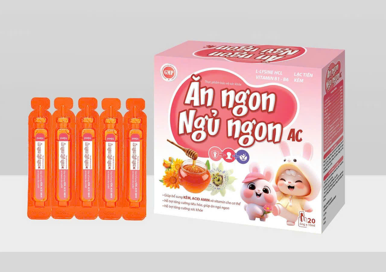 Ăn Ngon Ngủ Ngon AC (H/20 ống) Hồng_K70