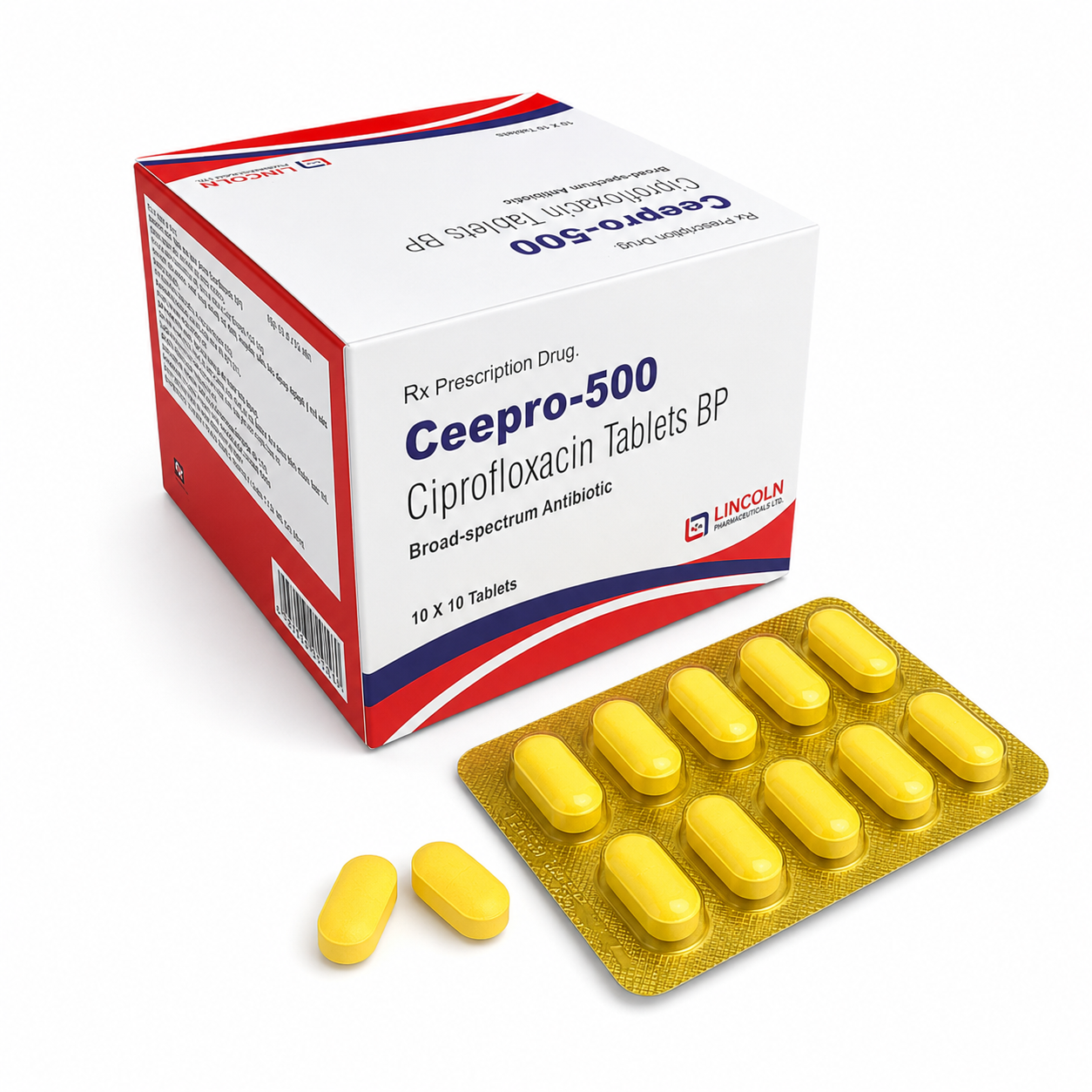ẤN_Ceepro-500 Ciprofloxacin Tablets BP_H100v_K100