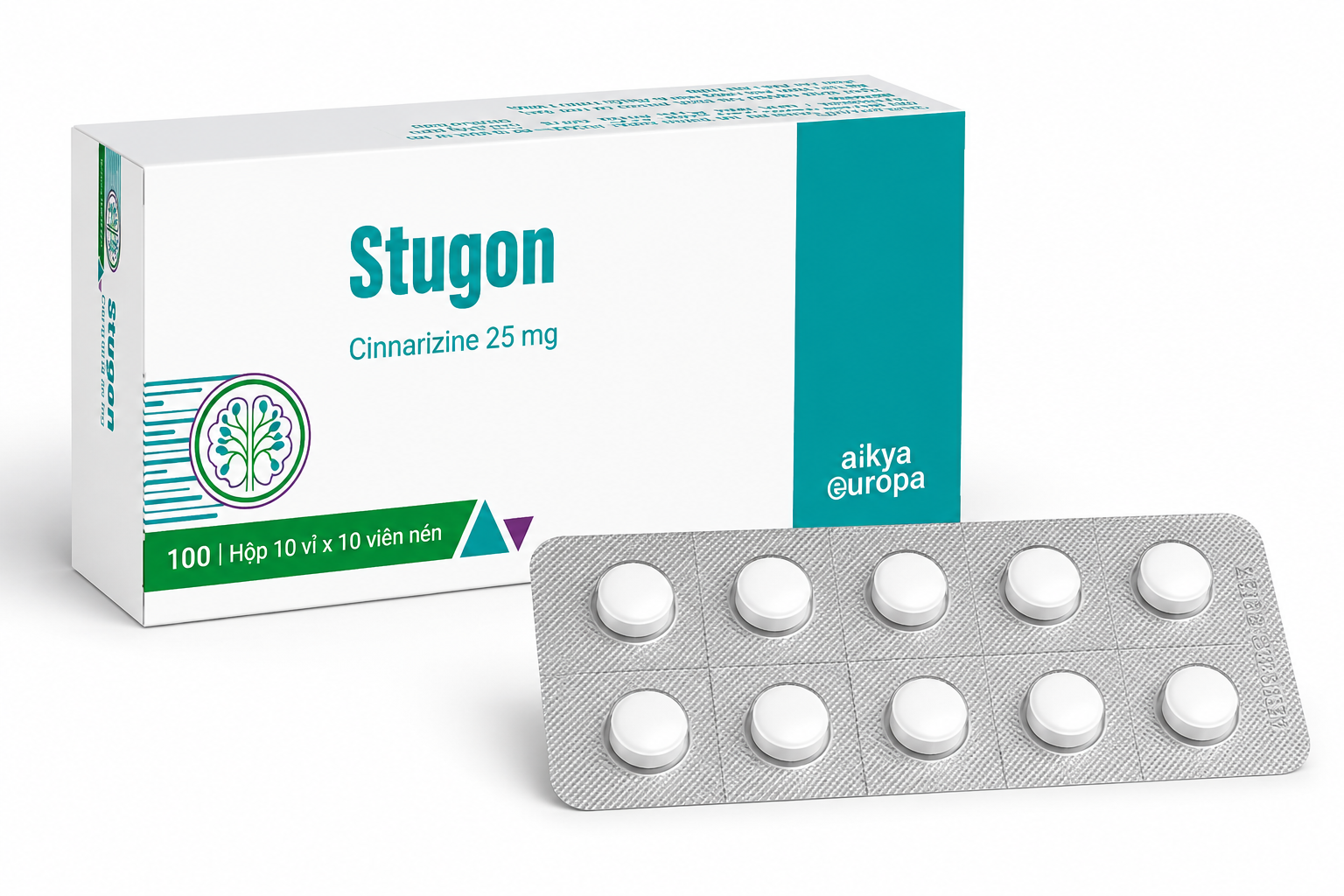 Trà Vinh_Stugon Cinnarizine 25 mg_H/100v