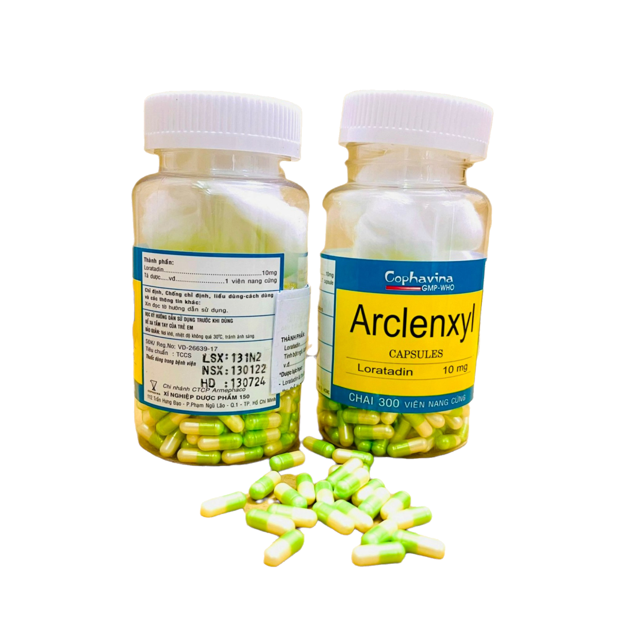 Arclenxyl Chai 300 viên nang cứng - Dược 150