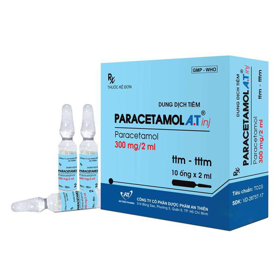 A.T_Paracetamol A.T inj 300mg/2ml_H10 ống