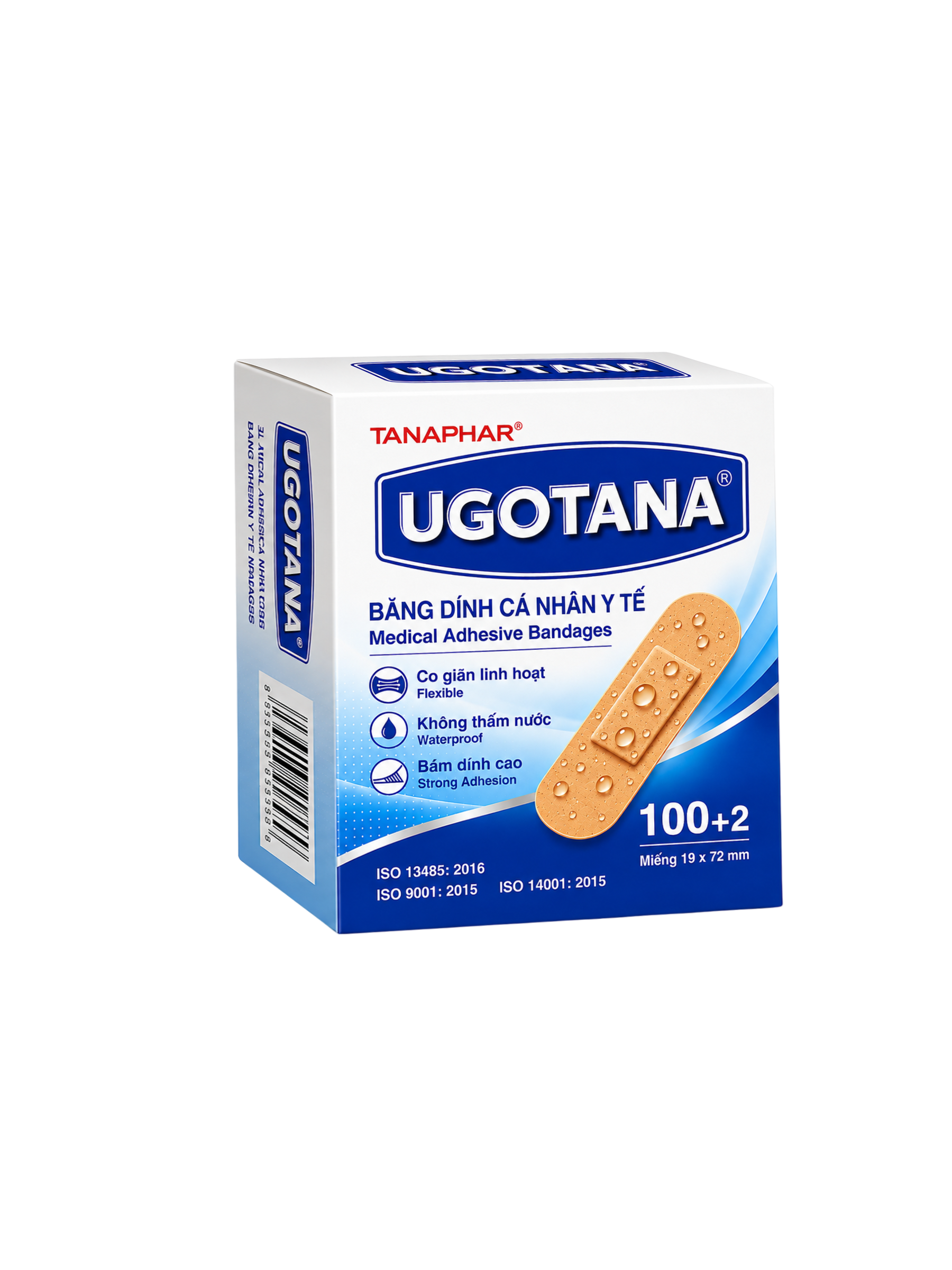 Băng cá nhân UGOtana Xanh_H30 miếng