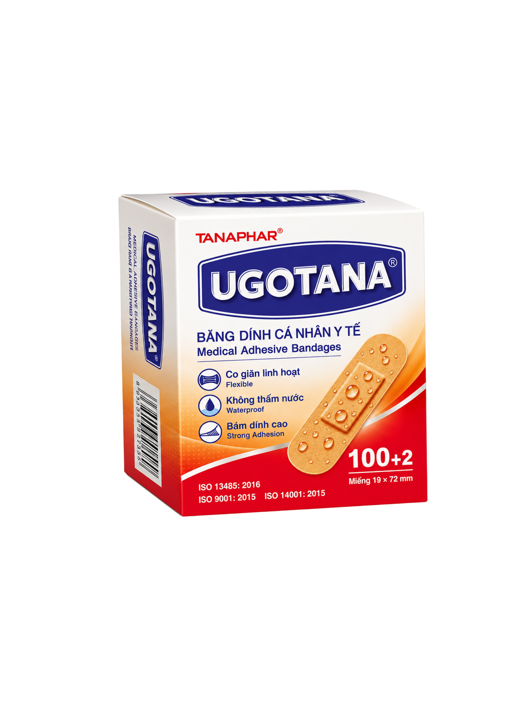 Băng cá nhân UGOtana_H100+2 miếng- K180