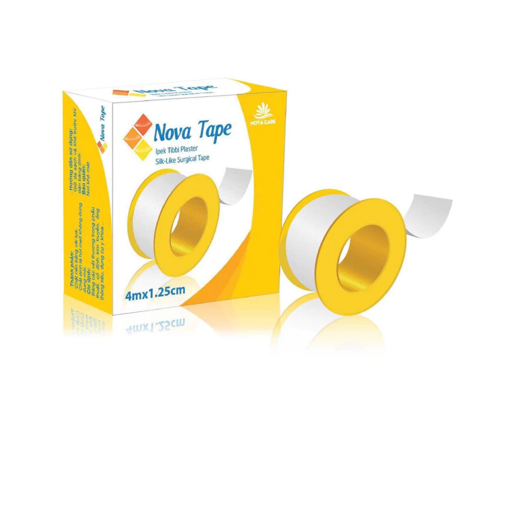 Băng Keo Lụa Nova Tape Lụa Lớn (2.5cm x4m)_H12 cuộn 