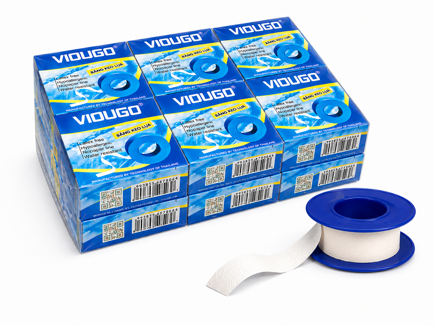 Băng keo Lụa Vidugo_L/12/1.25/4m_(Lụa nhỏ)_K60