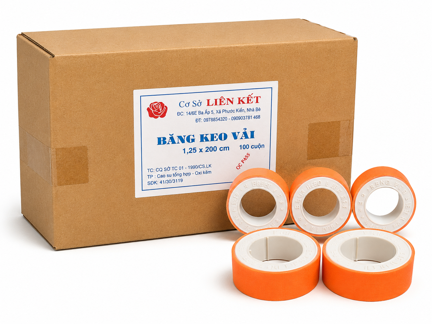 Băng keo vải Cơ sở liên kết_H100c