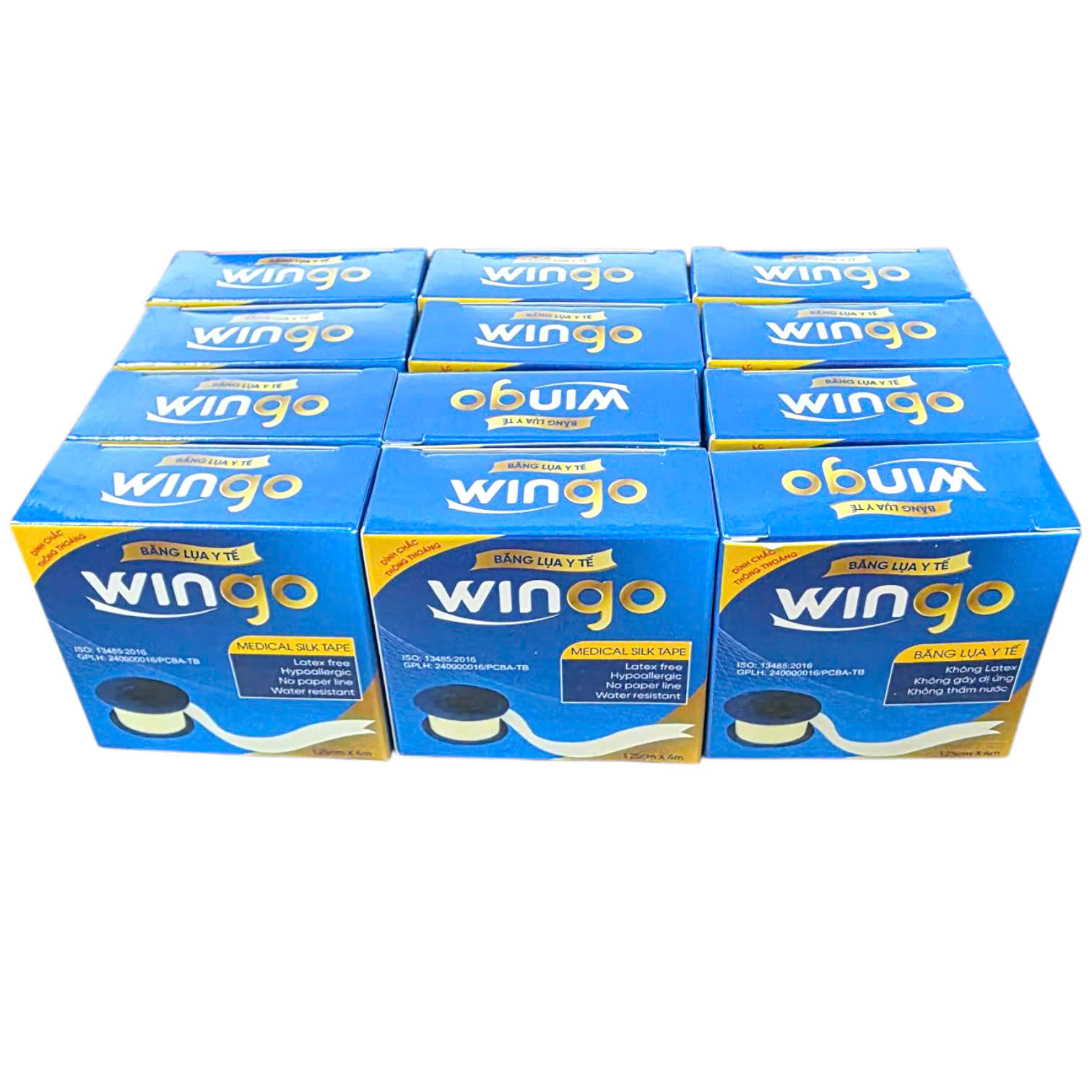 Băng y tế lụa Wingo_L/12c (Lụa nhỏ)_K123