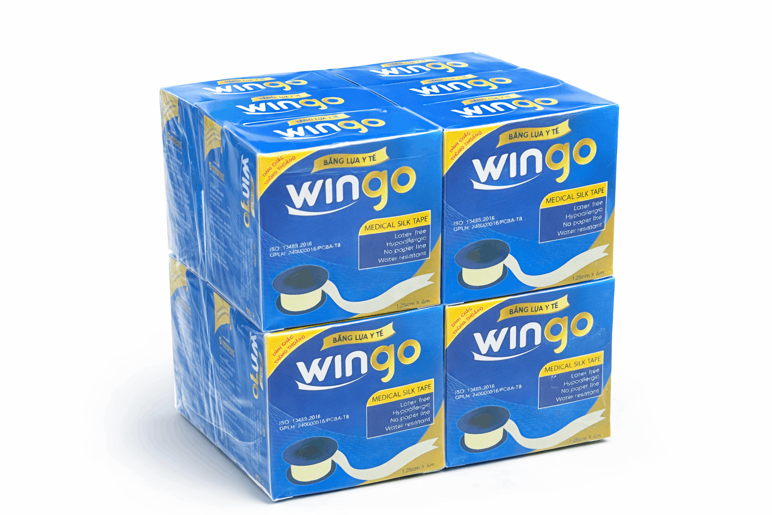 Băng lụa y tế 1.25x4m (Wingo)_L/12c (Lụa nhỏ)_K123