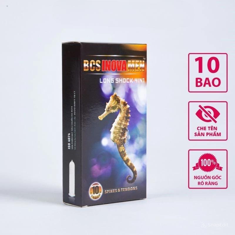  Bao Cao Su INOVAMEN Gân Gai Kéo Dài Thời Gian_H12/10c (To)