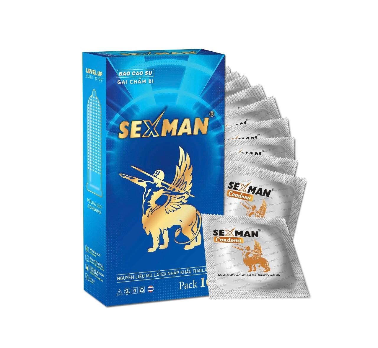 Bao Cao Su Sexman Gai Chấm Bi_H10c