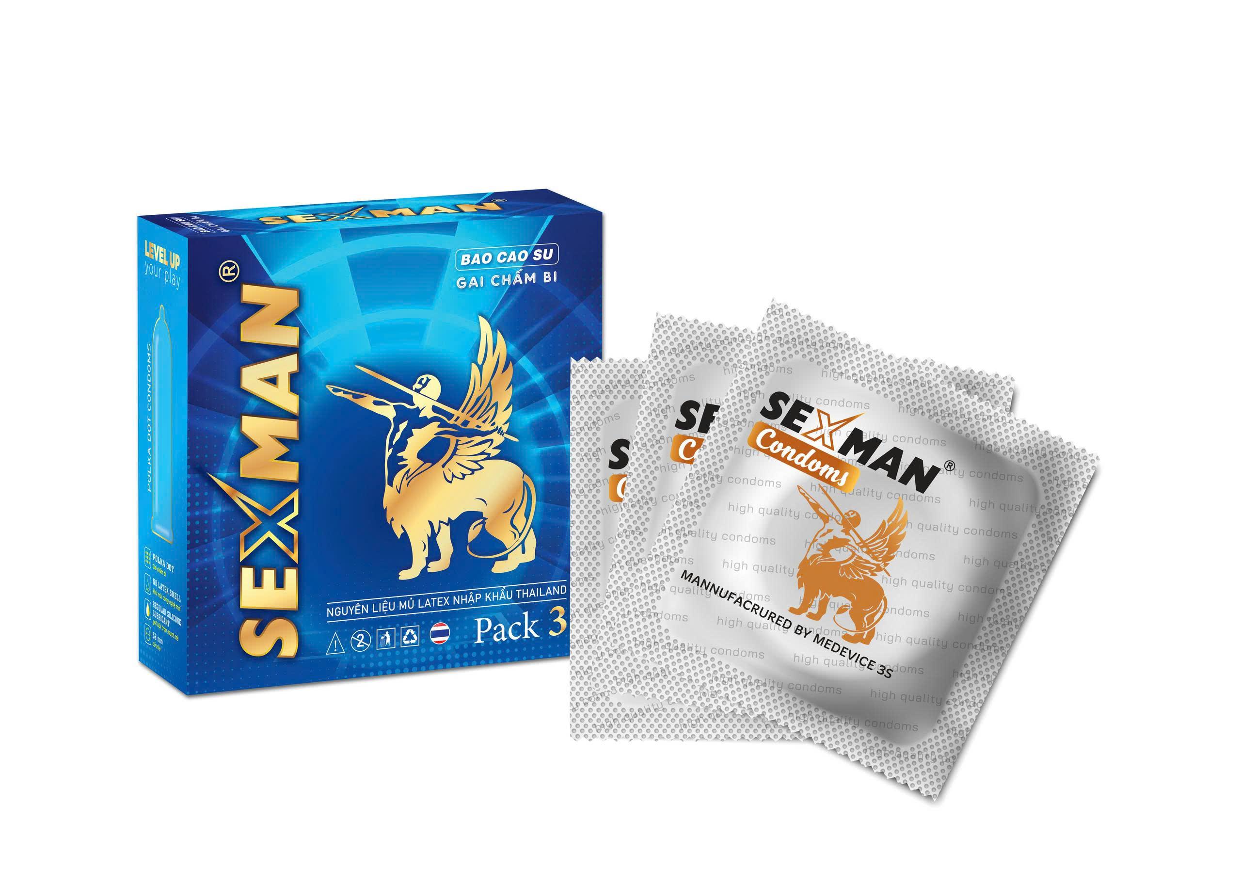 Bao Cao Su Sexman Gai Chấm Bi_H3c