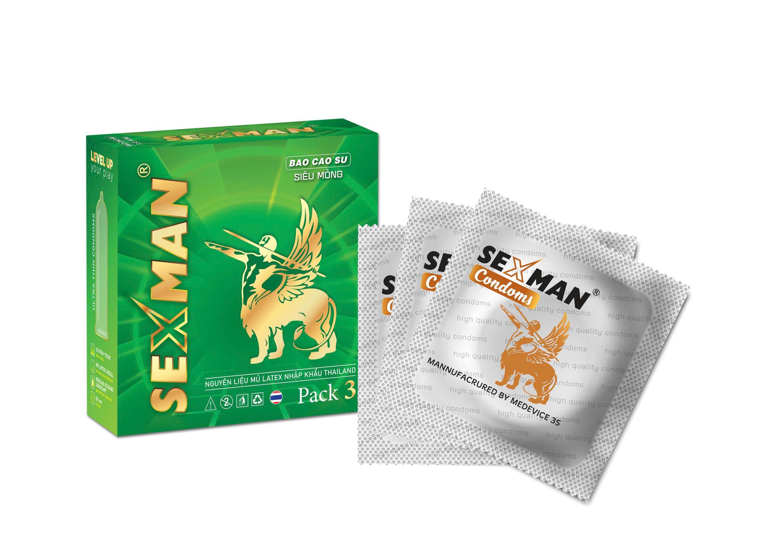 Bao Cao Su Sexman Siêu Mỏng_H3c