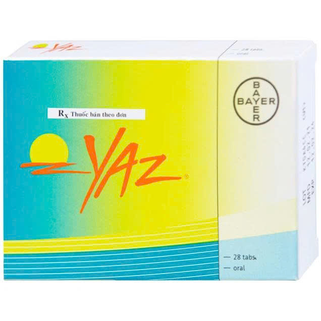 Bayer_Ngừa Thai Yaz Tabs (1 vỉ x 28 viên)