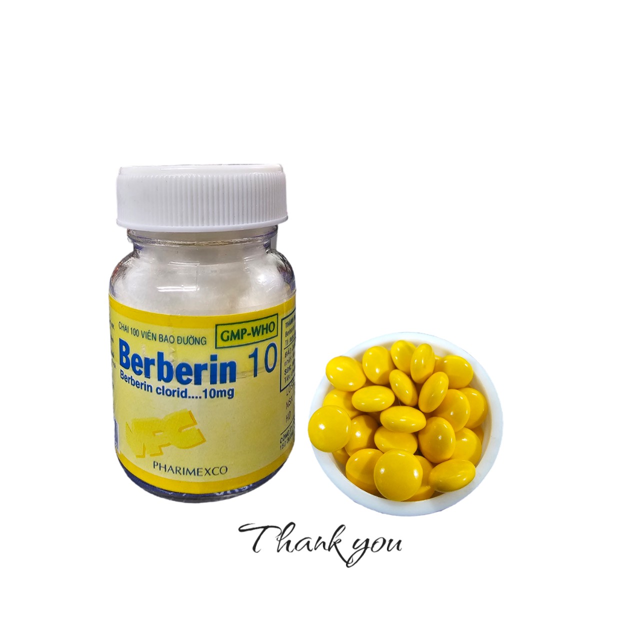 Berberin10mg_C100v Bao đường_Cửu Long_K200