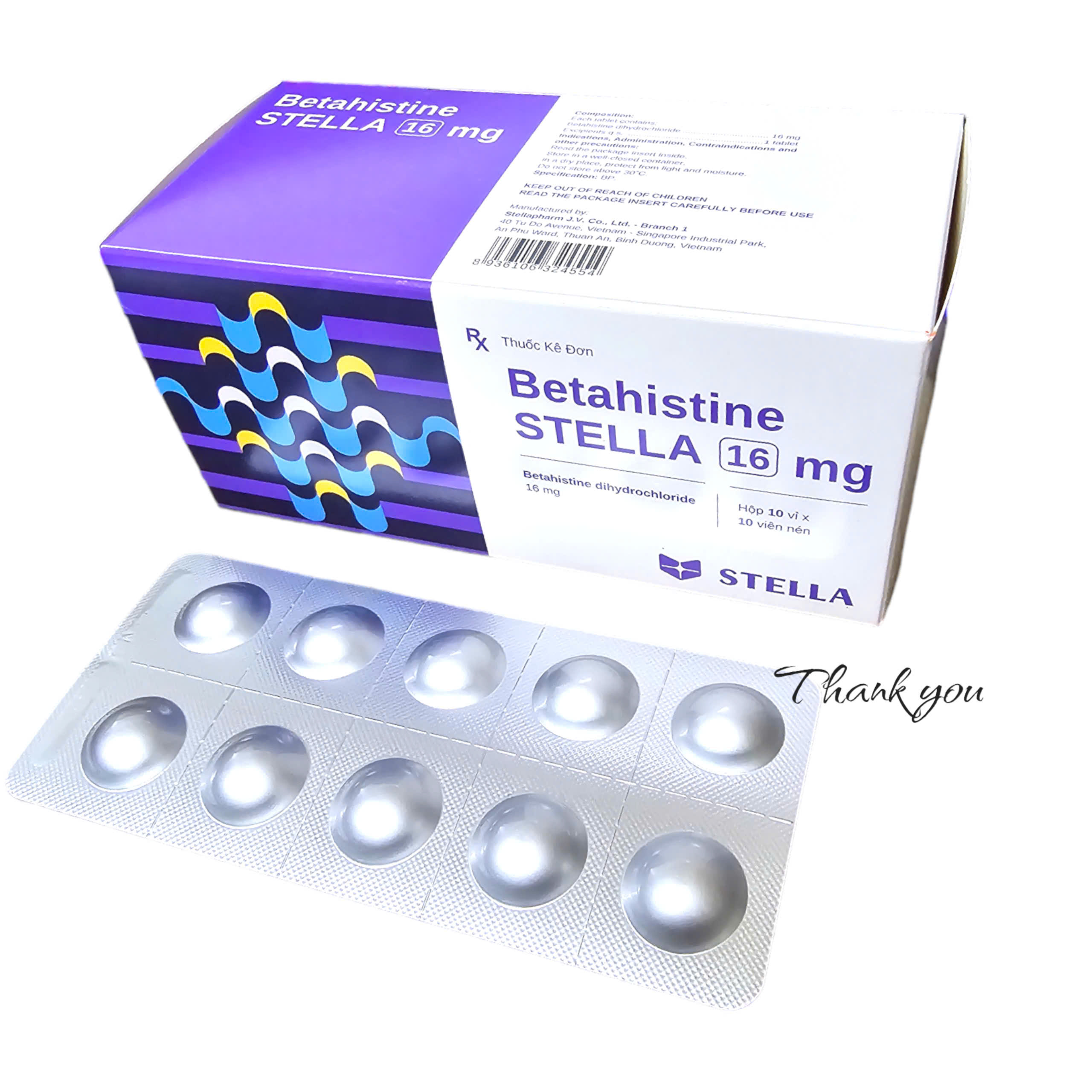 STELLA_Betahistine 16mg_H100v