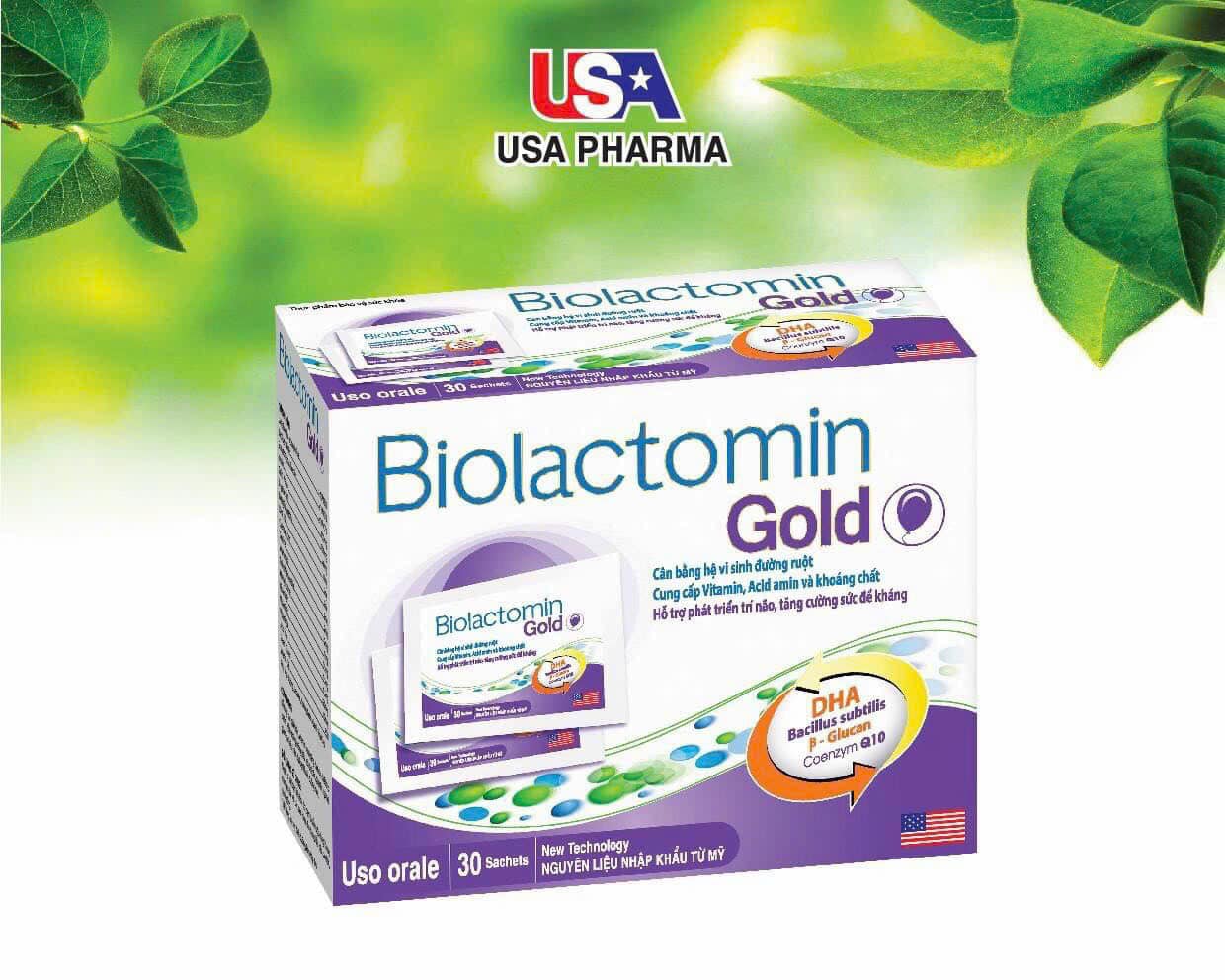 BIOLACTOMIN GOLD TÍM - 30 GÓI