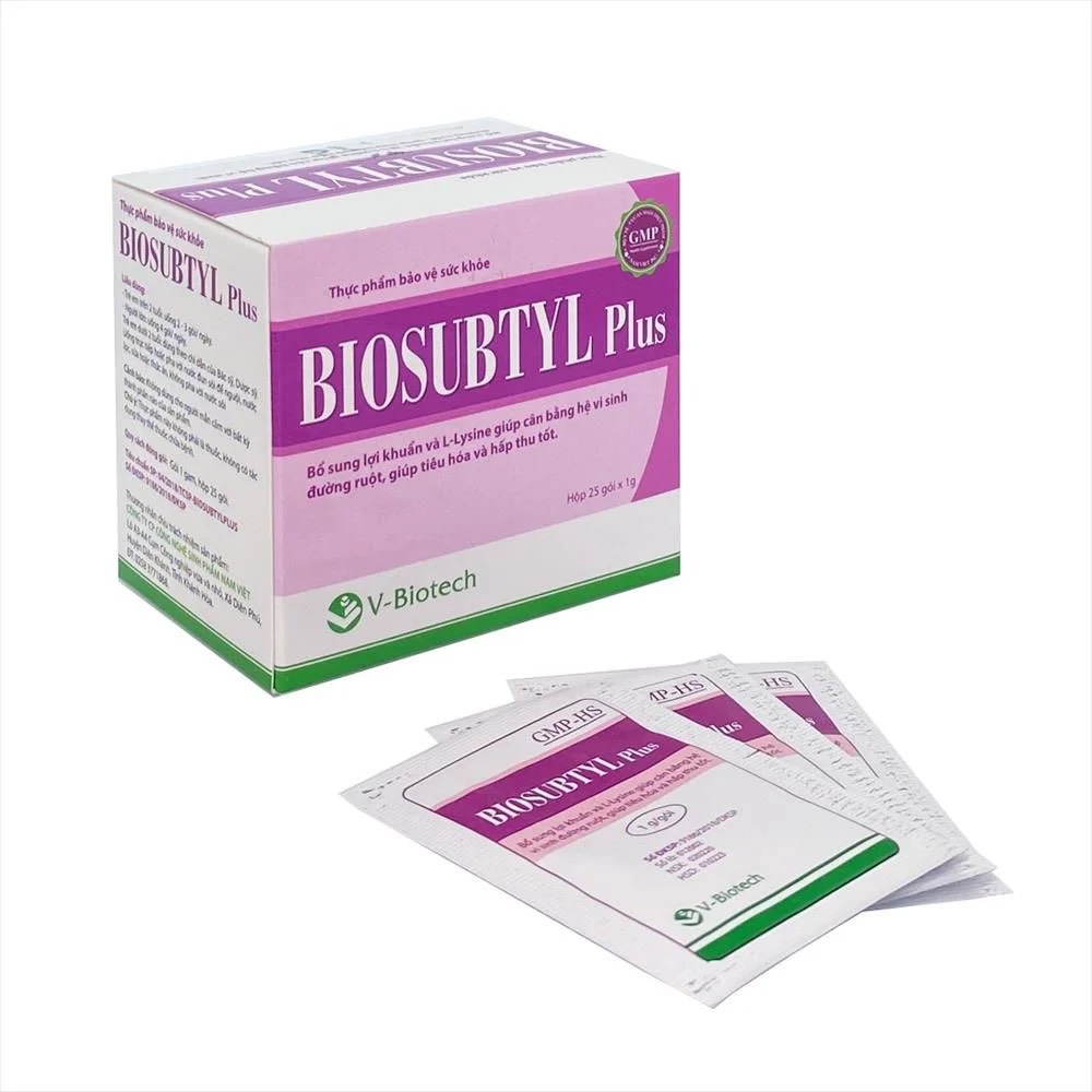 Biosubtyl plus H25 gói x 1g- V-Biotech