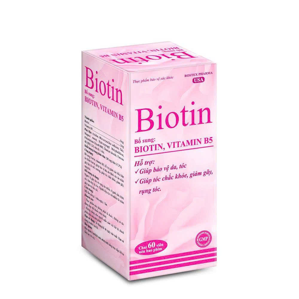 Rostex_Biotin (Hồng)_C/60v
