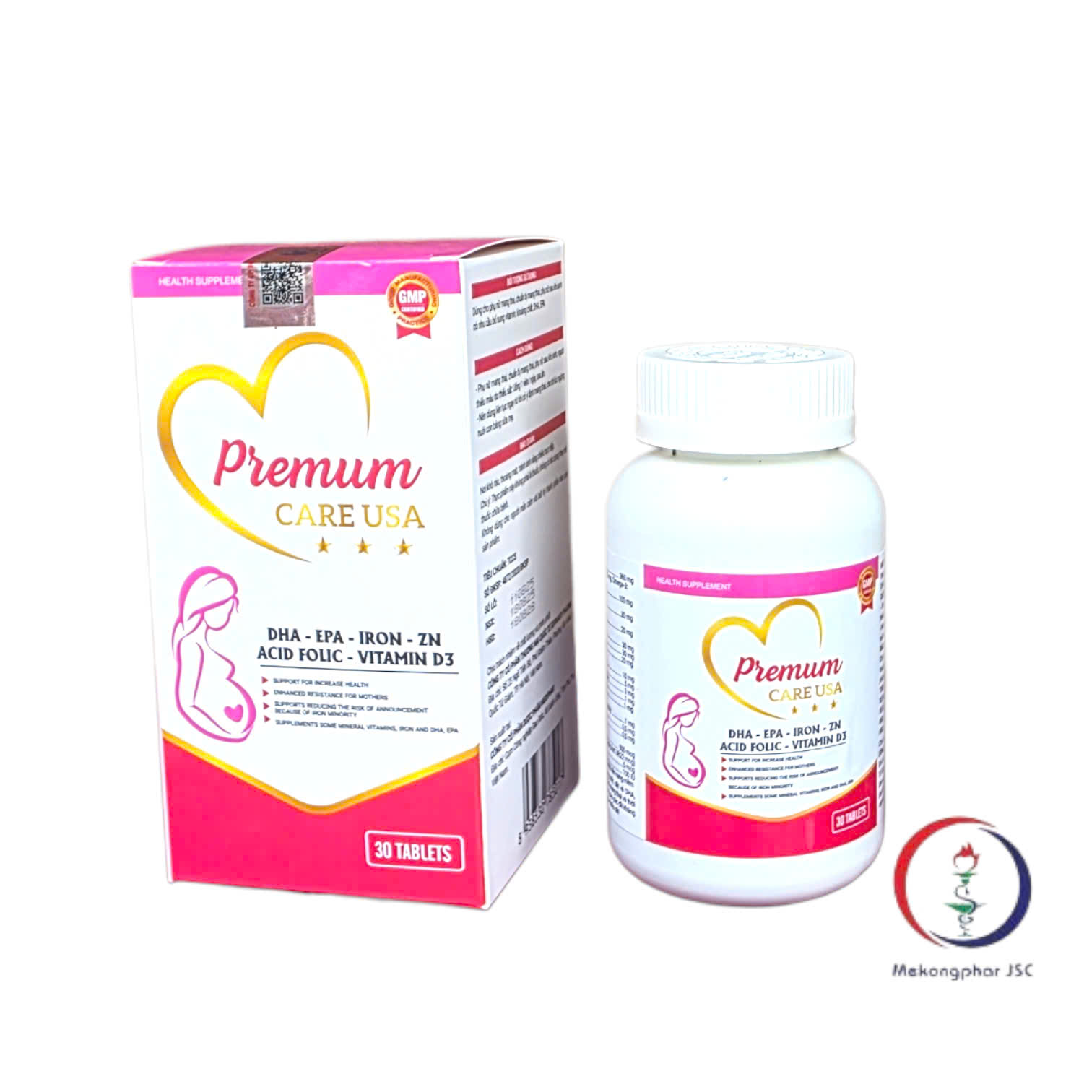 Bổ Bầu Premum CARE USA_C/30v (Trắng)_K90