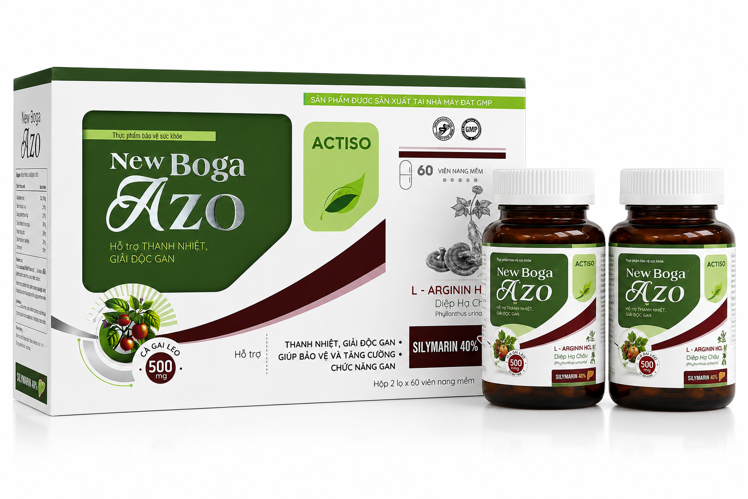 Bổ Gan New Boga Azo (L-ARGININ HCL)_H/2/30v_K32