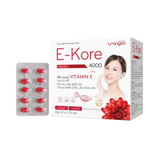 Bổ Sung Vitamin E Kore 4000_H/100v_K100
