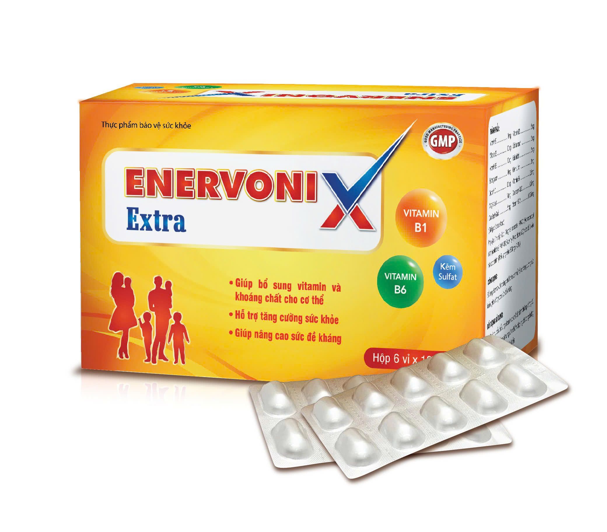 Bổ sung vitamin enervonix extra Mekong (h/60V) Vỉ Nhôm MUA 5 tặng 1