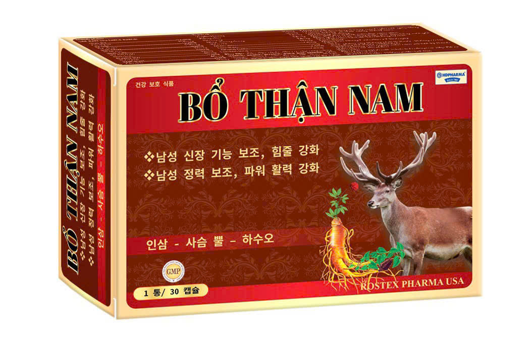 Rostex_Bổ Thận Nam_Hôp 30v
