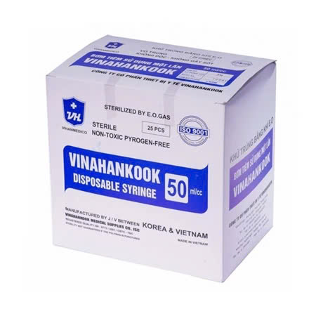 Bơm tiêm 1 lần Vinahankook 50cc_H25c