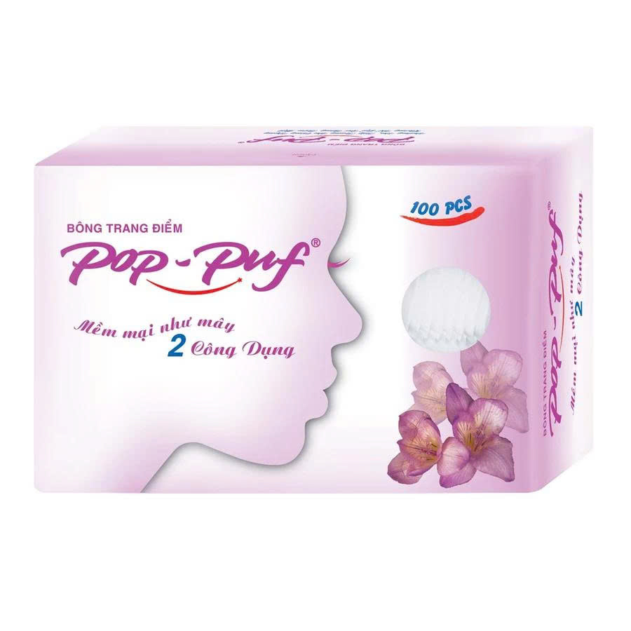 Bông Tẩy Trang Pop Puf Classic_H/100m_K48