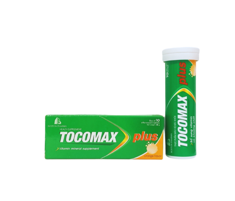 Boston_Viên sủi tocomax Plus_Tuýp 10v