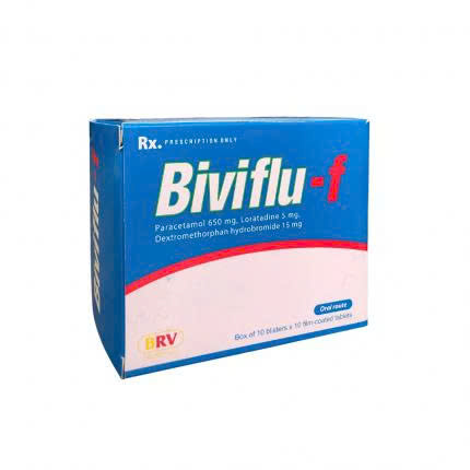 BRV_Biviflu F_Paracetamol 650mg_loratadine 5mg_dextro 15mg_(H/100v)