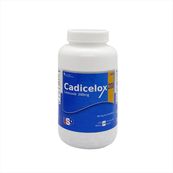 Cadicelox 200mg- Celecoxip lọ 200 viên_USP