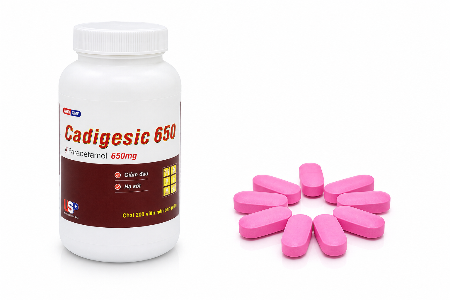 USP_Cadigesic 650 Hồng_C200v
