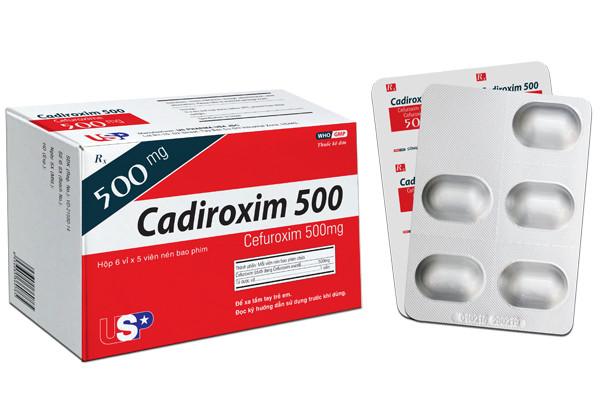 Cadiroxim Cefuroxim 500mg usp (h/30v)