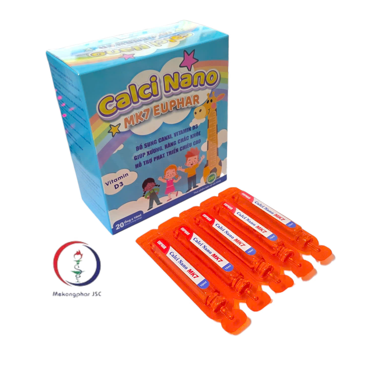 Calci Nano MK7 EUPHAR_H/20 Ống (Canxi)_K56