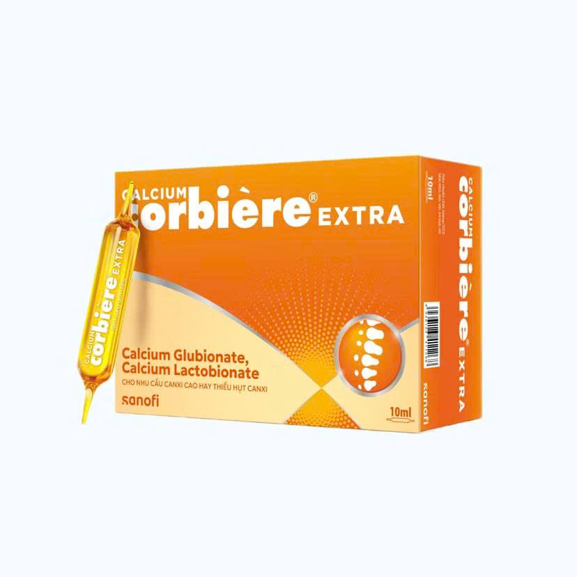 Calcium Corbier Extra (Canxi mẫu Mới)_H30/10ml_K20