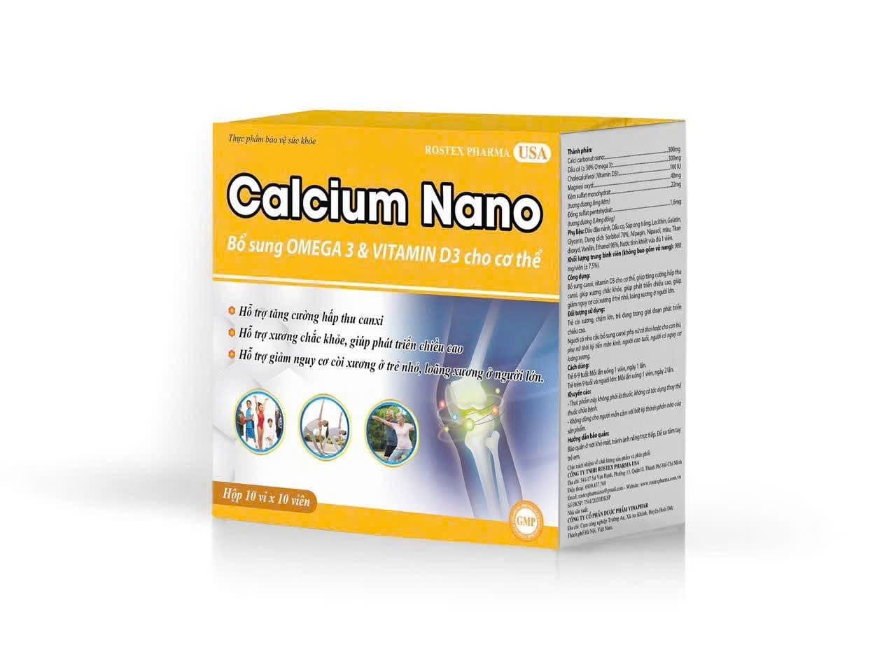Rostex_Calcium Nano Vàng (Canxi)_H100v_K96