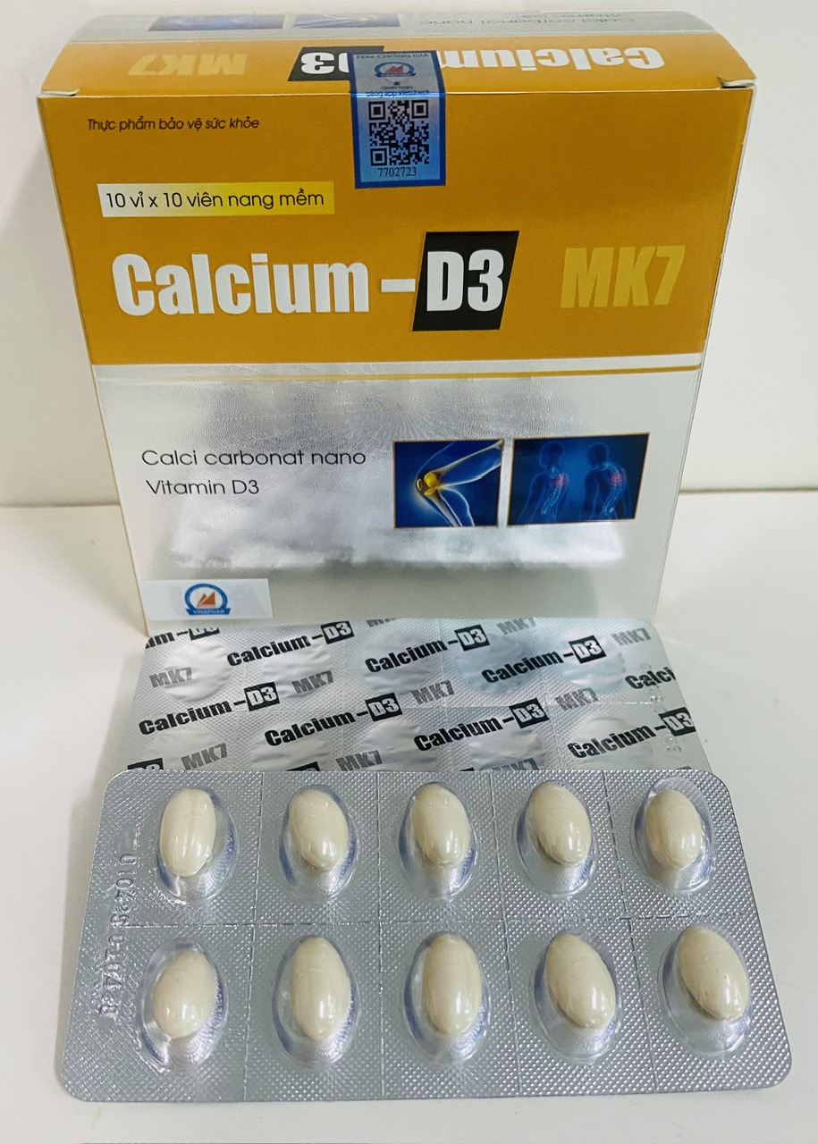 Calcium-D3 MK7_H/100v (Canxi) Mua 10 tặng 1