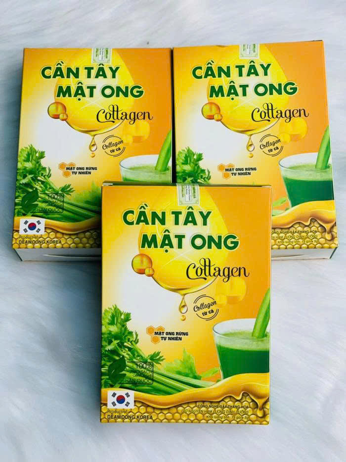 Cần tây mật ong Collagen