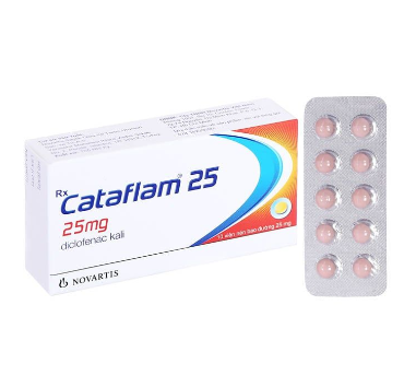 Ngoại_CATAFLAM 25mg Hộp 10 viên