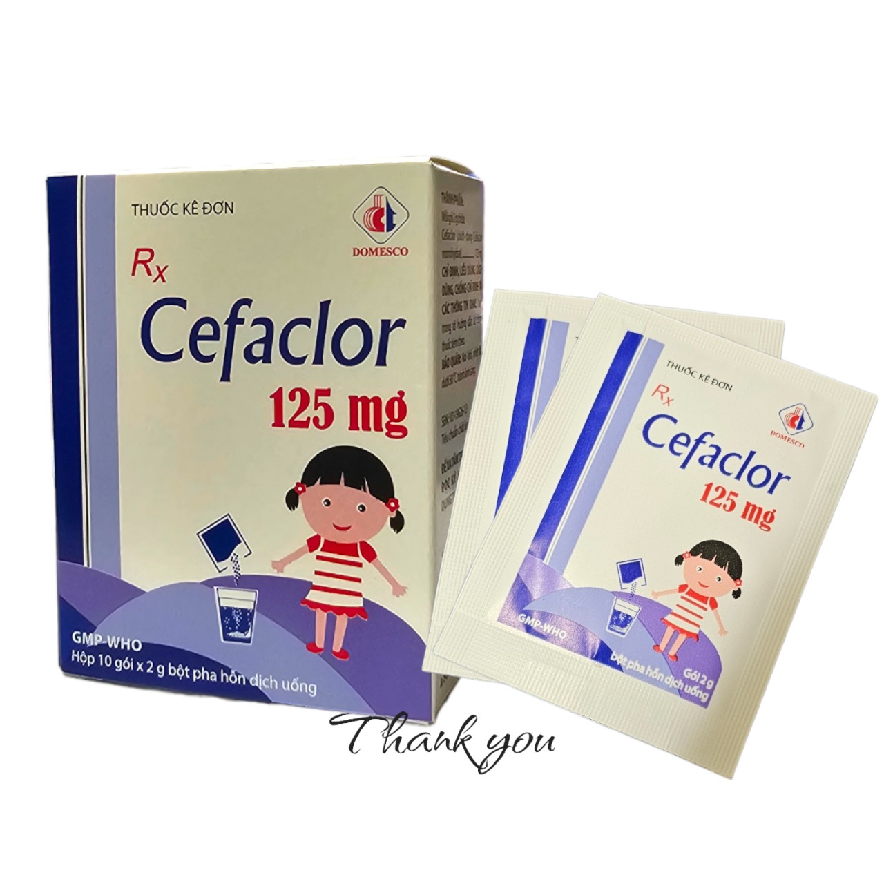 Cefaclor 125mg_H10 gói x 2gr_DMC